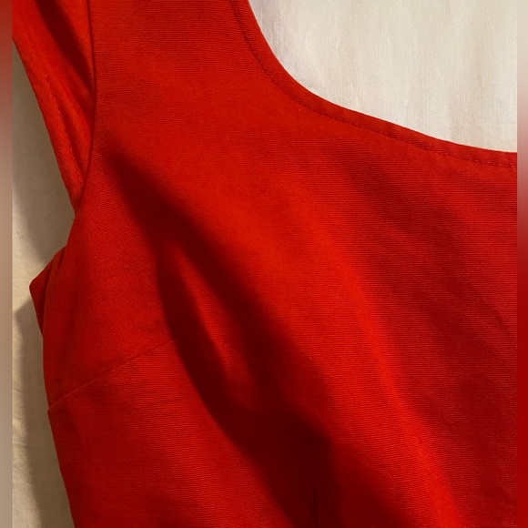 American Eagle Outfitters Women Red Sleeveless Open Back Mini Dress Size 4 - Picture 5 of 6